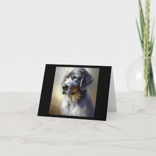 Tarjeta Gran Bleu de Gascogne Dog