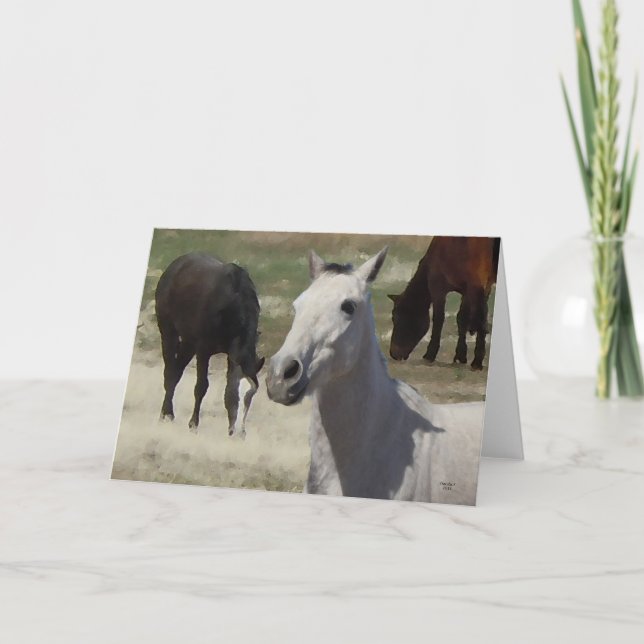 Tarjeta Gran Bonito de ojos Pequeña manada de pijonetas gr (Anverso)