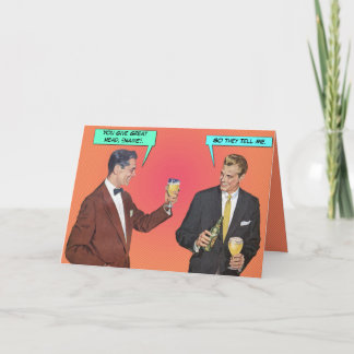 Tarjeta Gran cabeza [tarjeta de felicitación de encargo]