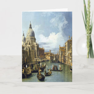 Tarjeta "Gran Canal y la iglesia del Salute