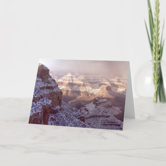 Tarjeta Gran Cañón de Invierno (Anverso)