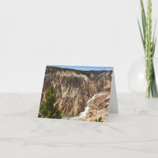Tarjeta Gran Cañón del Yellowstone