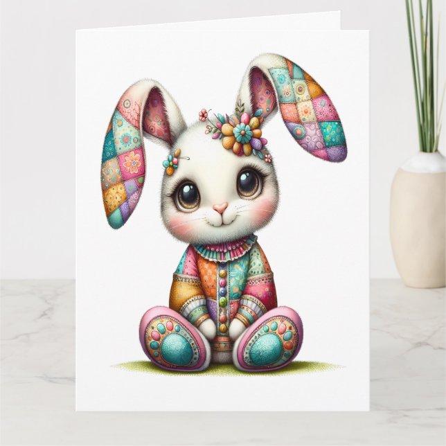 Tarjeta GRAN CONEJITO DE MIEL - ¡Mira atrás! (Anverso)