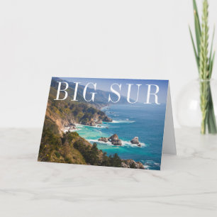 Tarjeta Gran Costa de Sur de California   Feliz Cumpleaños