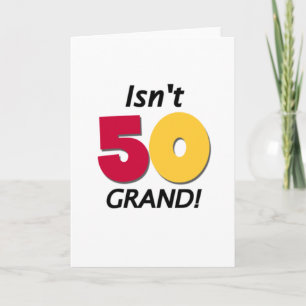 Tarjeta Gran cumpleaños 50