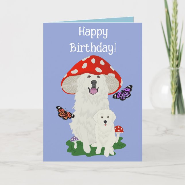 Tarjeta Gran cumpleaños de los Pirineos (Anverso)