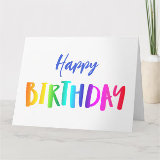 Tarjeta Gran cumpleaños feliz de todos nosotros cumpleaños