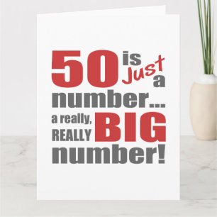 Tarjeta Gran cumpleaños número 50