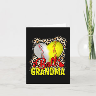 Tarjeta Gran Día de la Madre de béisbol de la abuela