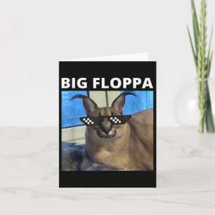 Tarjeta Gran gato meme floppa