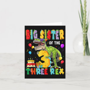 Tarjeta Gran Hermana De Los Tres Rex Terceros Dinos De Cum