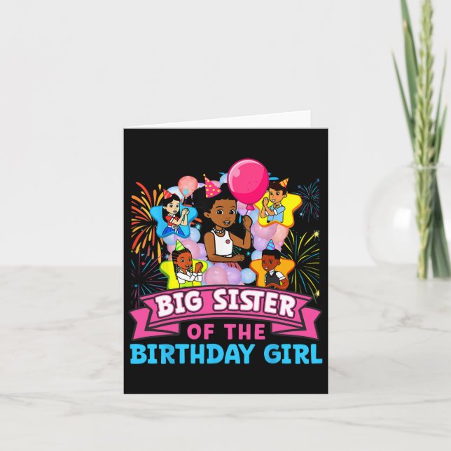 Tarjeta Gran Hermana Gracie's Corner Birthday Dolls Cute P (Anverso)