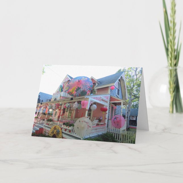 Tarjeta Gran iluminación en rosa - Viñetería de Martha (Anverso)