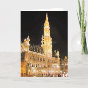 TARJETA GRAN LUGAR, BRUSELAS BÉLGICA