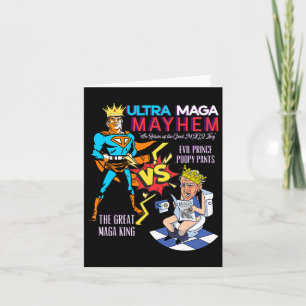 Tarjeta Gran Maga Rey Donald Trump Biden Estados Unidos Ul