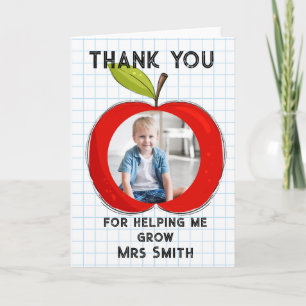 Tarjeta Gran manzana ROJA que requiere un gran corazón tar