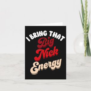 Tarjeta Gran Nick Energy Santa Xmas Navidades divertidos S