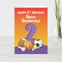 Tarjeta Gran nieto, Chica 2º Balls Deportiva