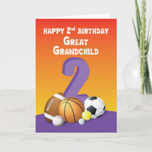 Tarjeta Gran nieto, Chica 2º Balls Deportiva