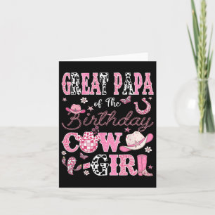 Tarjeta Gran Papa De La Noche De Cumpleaños Rodeo Occident