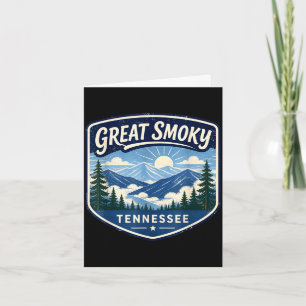 Tarjeta Gran parque nacional de las montañas Great Smoky T