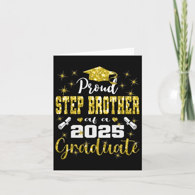 Tarjeta Gran Paso Hermano De Graduado 2025 (Anverso)
