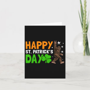 Tarjeta Gran pie Feliz St Patricks Día Shirny Gracioso Sa