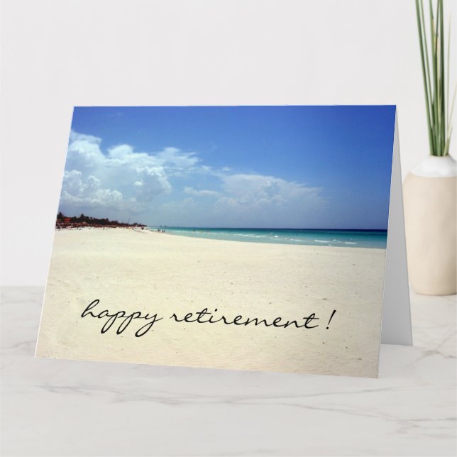 Tarjeta gran playa retirada (Anverso)