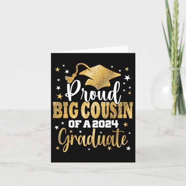 Tarjeta Gran Primo De Una Graduación Superior De Graduado  (Anverso)