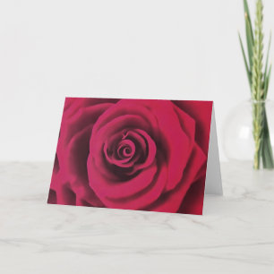 Tarjeta Gran Rosa Roja