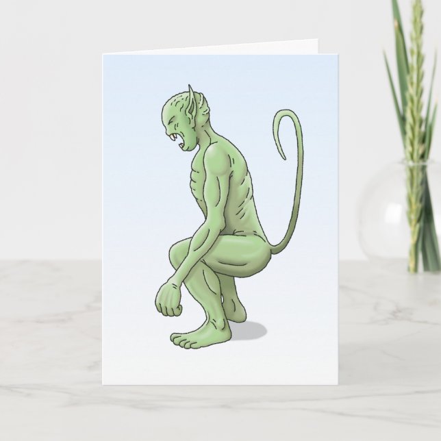 Tarjeta Gran Troll Verde (Anverso)