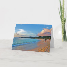 Tarjeta Grand Anse Beach Grenada