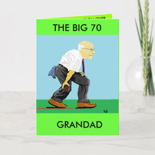 TARJETA GRANDAD 70 CUMPLEAÑOS