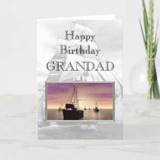 Tarjeta Grandad del feliz cumpleaños