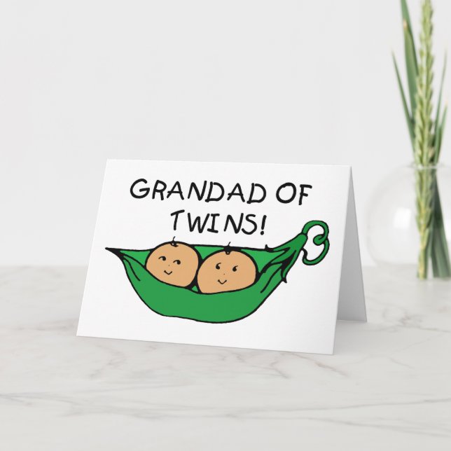 Tarjeta Grandad Twin Pod (Anverso)