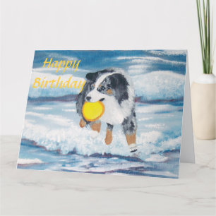Tarjeta grande australiana del feliz cumpleaños