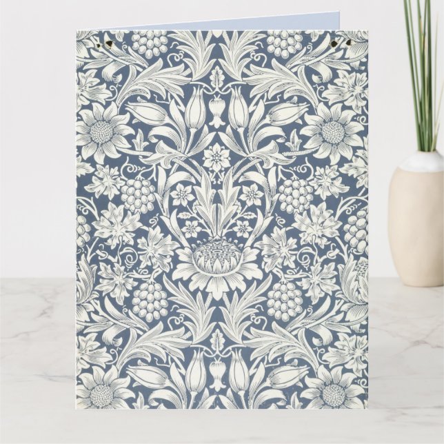 Tarjeta grande de diseño de girasol (de William Mo (Anverso)