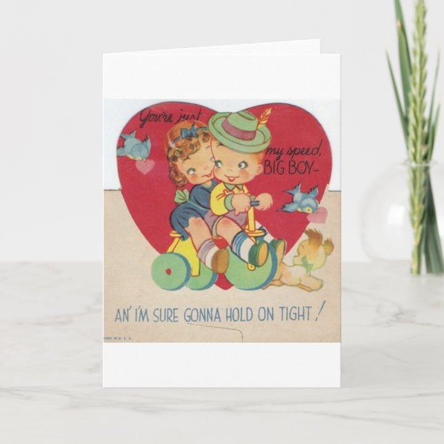 Tarjeta grande del el día de San Valentín del (Anverso)