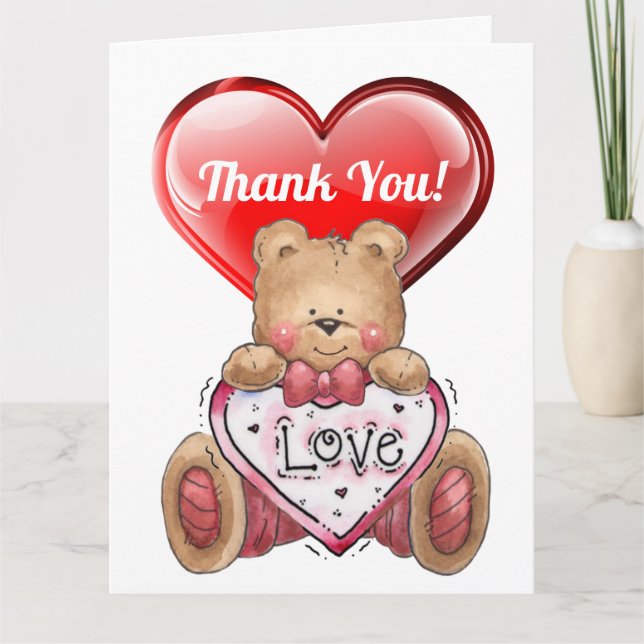 Tarjeta grande gracias (Anverso)