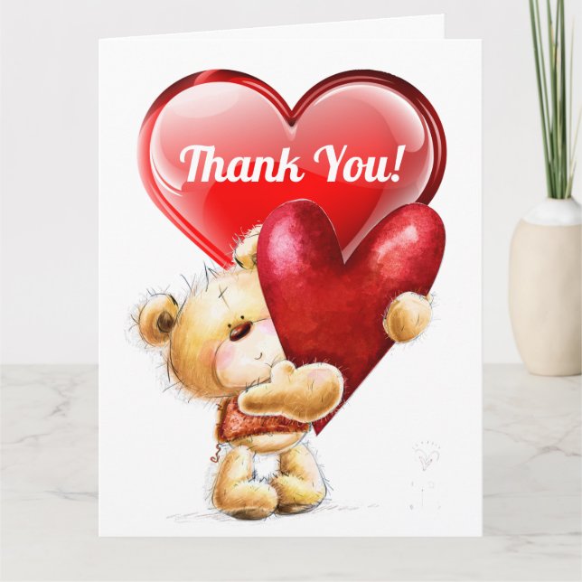 Tarjeta grande gracias (Anverso)