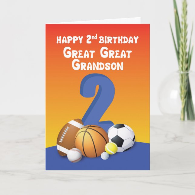 Tarjeta Grandes Bolas Deportivas de Cumpleaños de Abuelo S (Anverso)