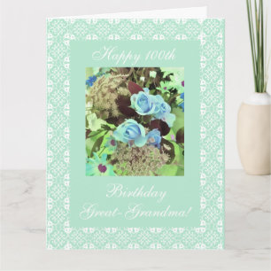 Tarjeta GRANDES cumpleaños de la bisabuela
