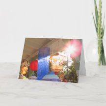 Grandes farolillos de iluminación - Viñedo de Mart