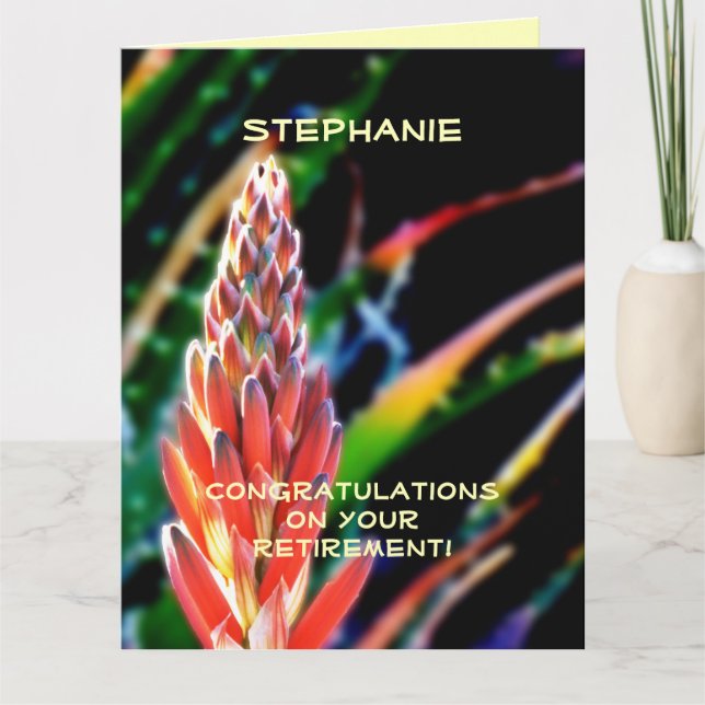 Tarjeta GRANDES felicitaciones por jubilación, JUMBO, Álog (Anverso)