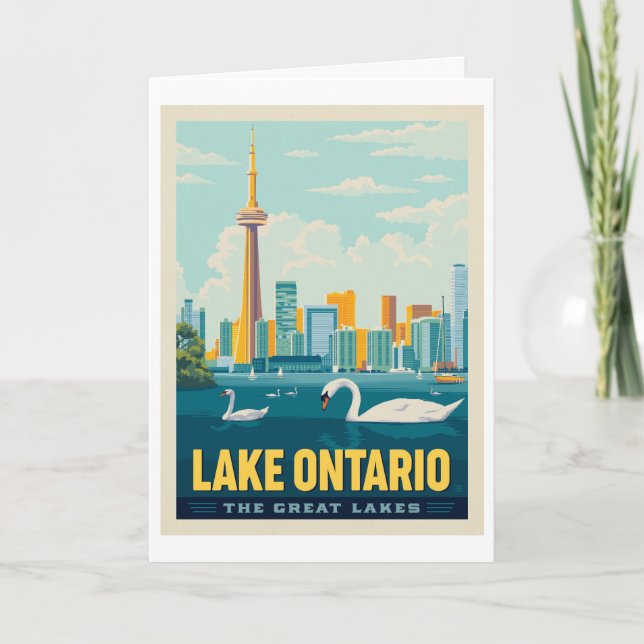 Tarjeta Grandes Lagos | Lago Ontario (Anverso)