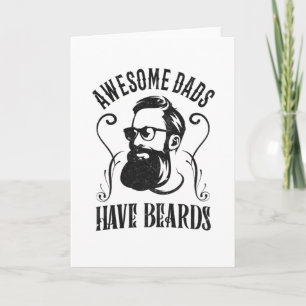 Tarjeta Grandes Papás Tienen Una Barba Hipster Papá Día de