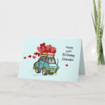 Tarjeta Grandfather 103rd Birthday Car Load of Hearts<br><div class="desc">This card is the coolest way you can greet your grandpa when he gets to celebrate his 103rd birthday. Loads of hearts and love will be on his way once you give him this.</div>