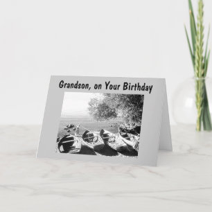 TARJETA **GRANDSON** HACER LO QUE TE HACE "FELIZ" CUMPLEAÑ