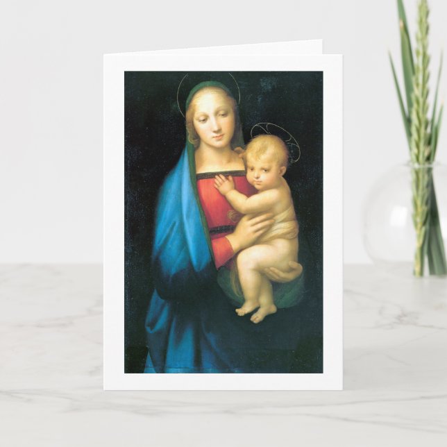 Tarjeta Granduca Madonna, Raphael, 1504 (Anverso)