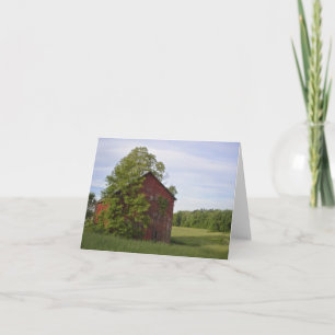 Tarjeta Granero pastoral Notecard